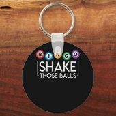 Bingo schaadt die bui van Funny Bingo Lover Sleutelhanger (Voorkant)