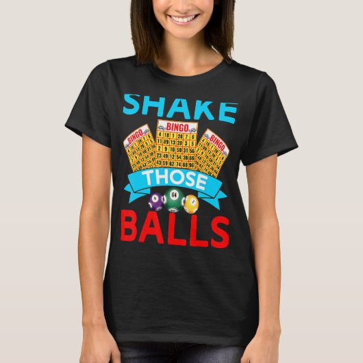 Bingo Schud die Balls Bingo Player T-shirt (Voorkant)