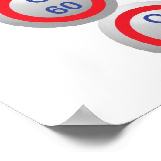 Bingo! Schud die Balls! Poster (Hoek)