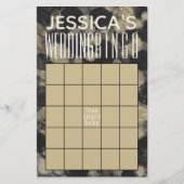 BINGO Shades of Golds and Blacks Flyer (Voorkant)