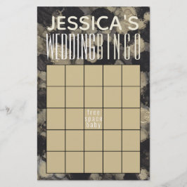 BINGO Shades of Golds and Blacks Flyer