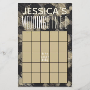 BINGO Shades of Golds and Blacks Flyer