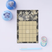 BINGO Shades of Golds and Blacks Flyer (Enkel)