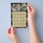 BINGO Shades of Golds and Blacks Flyer (Hand)