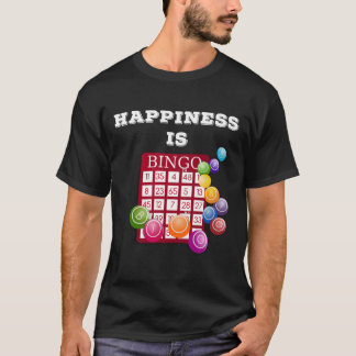 Bingo Shirt Gift voor Bingo Speler Geluk Is Bin