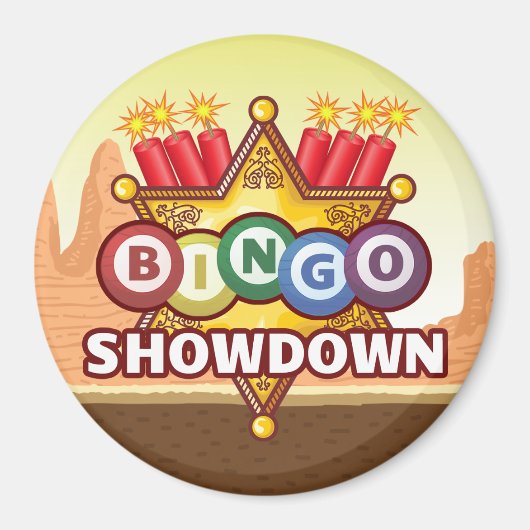 Bingo Showdown Magneet (Voorkant)