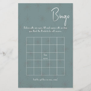Bingo Shower Spel Flyer