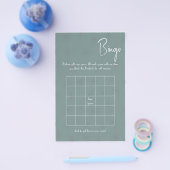 Bingo Shower Spel Flyer (Enkel)