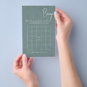 Bingo Shower Spel Flyer (Hand)