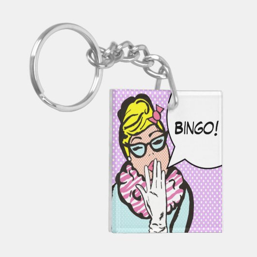 BINGO-Sleutelhanger Sleutelhanger (Voorkant Links)