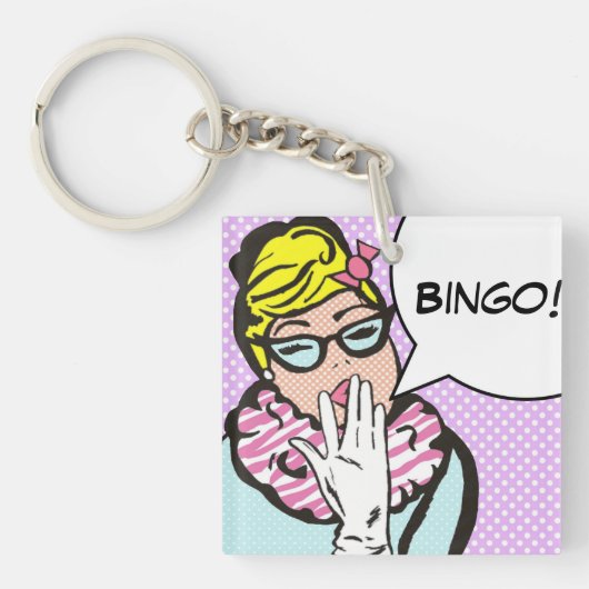 BINGO-Sleutelhanger Sleutelhanger (Voorkant)