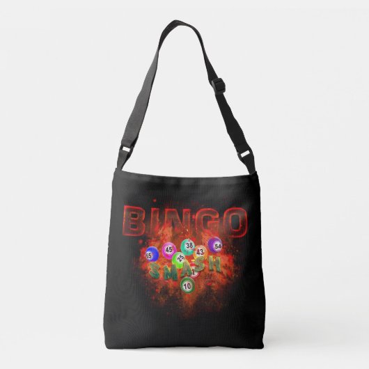 Bingo Smash Red Crossbody Tas (Achterkant)