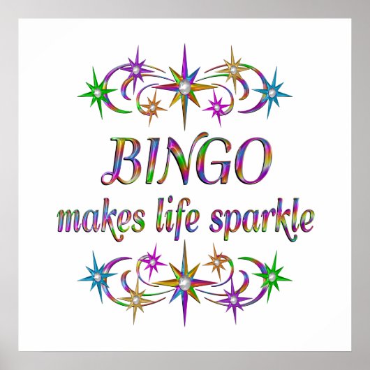 Bingo Sparkles Poster (Voorkant)