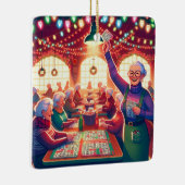 Bingo Spel Kerstmis Keramisch Ornament (Rechts)