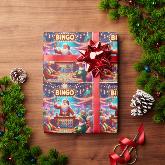 Bingo spel met Kerstmis Cadeaupapier (Feestdagen Geschenken)