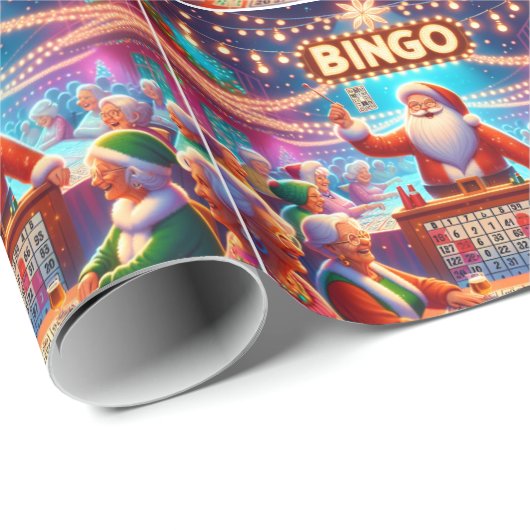 Bingo spel met Kerstmis Cadeaupapier (Rol Hoek)