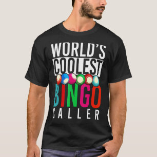 Bingo Speler Cool Bingo Caller Gokken Loterij BI T-shirt