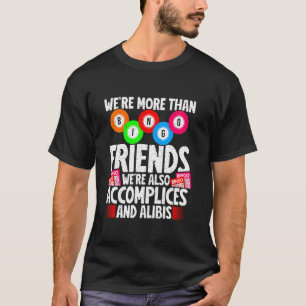 Bingo Speler Grappige Bingo Spelletjes Avond T-shirt