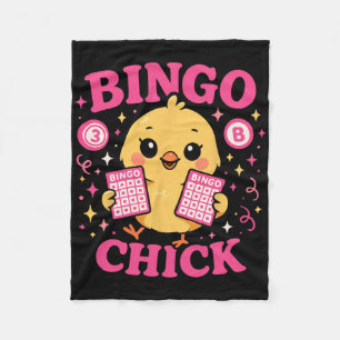Bingo Speler Kip Meisje Bingo Kuiken Fleece Deken