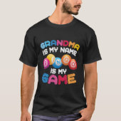 Bingo speler oma t-shirt (Voorkant)