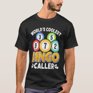 Bingo Speler Ontwerp Bingo Omroeper Gokken Bingo L T-shirt