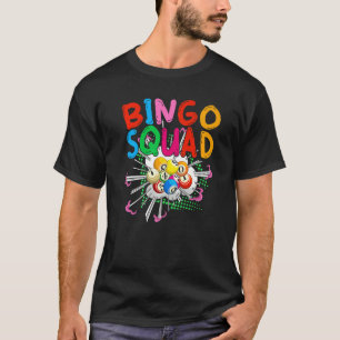 Bingo Speler Squad Loterij Gokken Bingo Winnaar B T-shirt