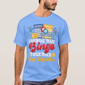 Bingo Speler Vrienden Maatjes meisje T-shirt