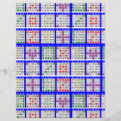 Bingo spelpatronen groot (Voorkant)
