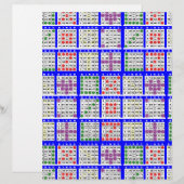 Bingo spelpatronen groot (Voorkant / Achterkant)