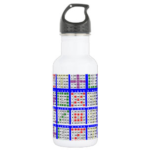 Bingo spelpatronen groot waterfles 