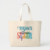 Bingo Squad Canvas tas, Aangepaste Bingo Tas (Voorkant)