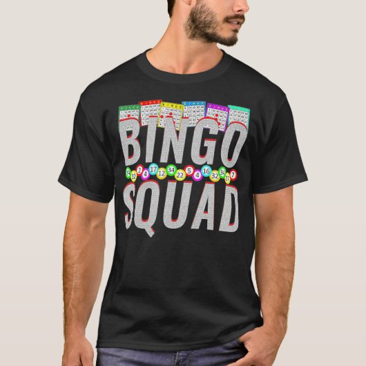 Bingo Squad Funny Bingo Lover squad - T-shirt (Voorkant)