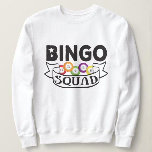 Bingo Squad - grappige Bingo Queen Gift Trui (Design voorkant)