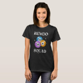 Bingo Squad Humor Player  Game T-shirt (Voorkant volledig)