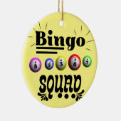 Bingo Squad Keramisch Ornament (Rechts)