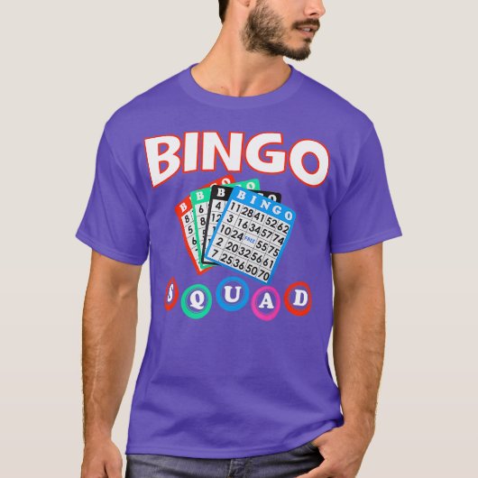 Bingo Squad Shirt voor vrouwelijke mannen (Voorkant)