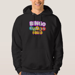 Bingo Squad Team Player Lucky Bingo Luck Women M Hoodie