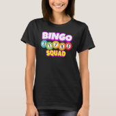 Bingo Squad Team Player Lucky Bingo Luck Women M T-shirt (Voorkant)