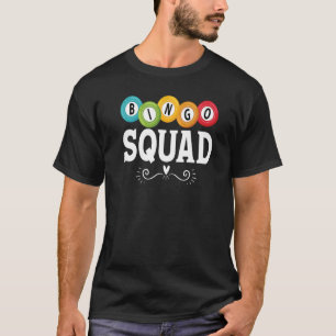 Bingo Squad Team Player Lucky Bingo Women Mannen L T-shirt