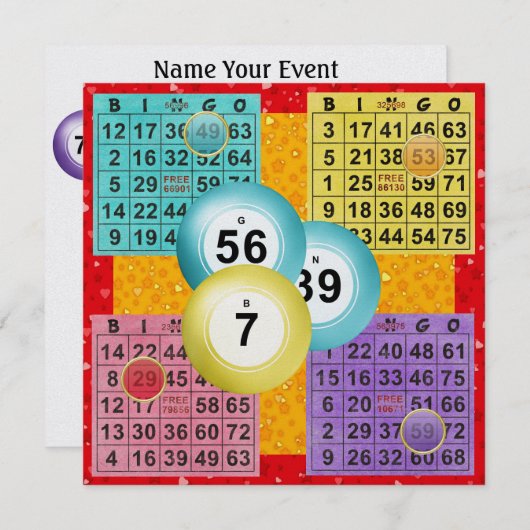 BINGO - SRF KAART (Voorkant / Achterkant)