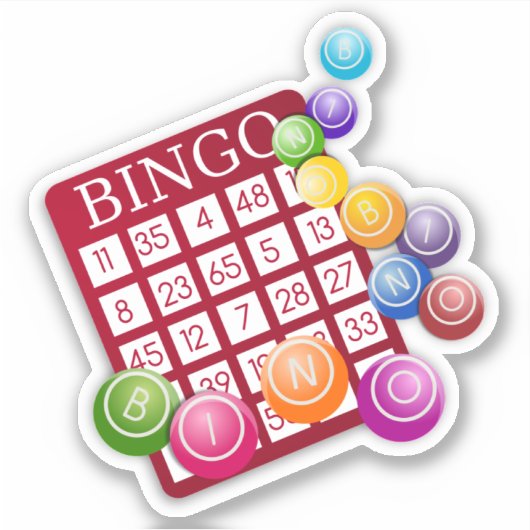 Bingo! Sticker (Voorkant)