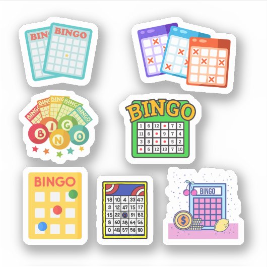Bingo Stickers (Voorkant)