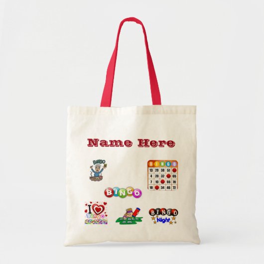 Bingo-tas Tote Bag (Voorkant)