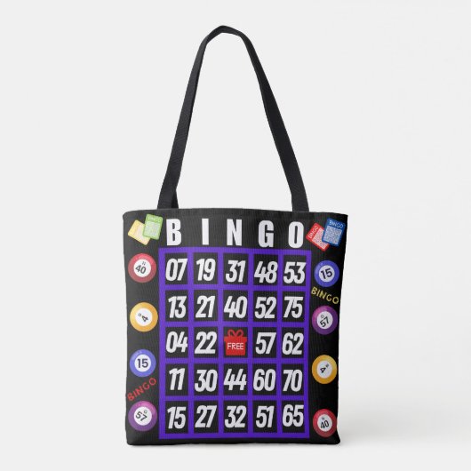 BINGO-Tas Tote Bag (Achterkant)