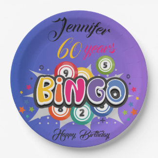 BINGO themed birthday party  Papieren Bordje