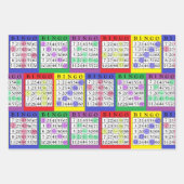 BINGO ThMED Birthday Inpakpapier Vel (Voorkant)