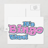 Bingo TIme Briefkaart (Voorkant / Achterkant)