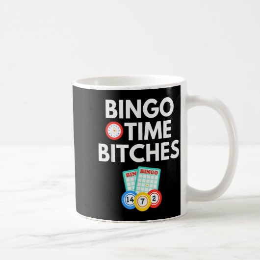 Bingo Time Es Funny Bingo Player Game Lover Gift H Koffiemok (Rechts)