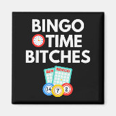 Bingo Time Es Funny Bingo Player Game Lover Gift H Magneet (Voorkant)
