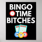 Bingo Time Es Funny Bingo Player Game Lover Gift H Poster (Voorkant)